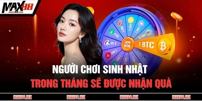 Người chơi sinh nhật trong tháng sẽ được nhận quà